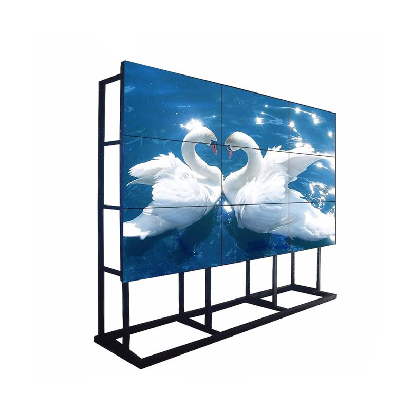 55 pouces 0,88 mm lunette 500 NIT LG LCD murs vidéo système d'affichage du moniteur pour le centre de commande, centre commercial, salle de contrôle de la chaîne de magasins